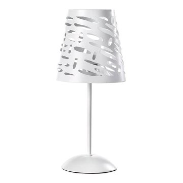 ONLI - Tafellamp RICKY 1xE14/10W/230V 38 cm wit