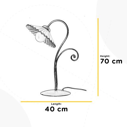 ONLI - Tafellamp ROSINA 1xE27/22W/230V 70 cm