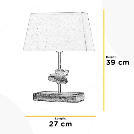 ONLI - Tafellamp SEREGON 1xE27/22W/230V