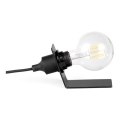 ONLI - Tafellamp WIRE 1xE27/15W/230V 10 cm zwart