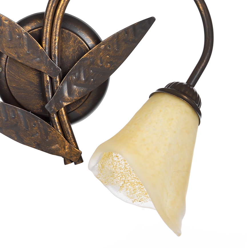 ONLI - Wandlamp ALGA 2xE14/6W/230V brons
