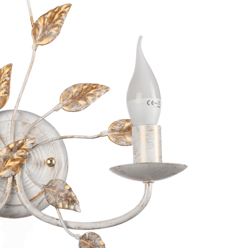ONLI - Wandlamp COLLANA 1xE14/6W/230V wit/goud