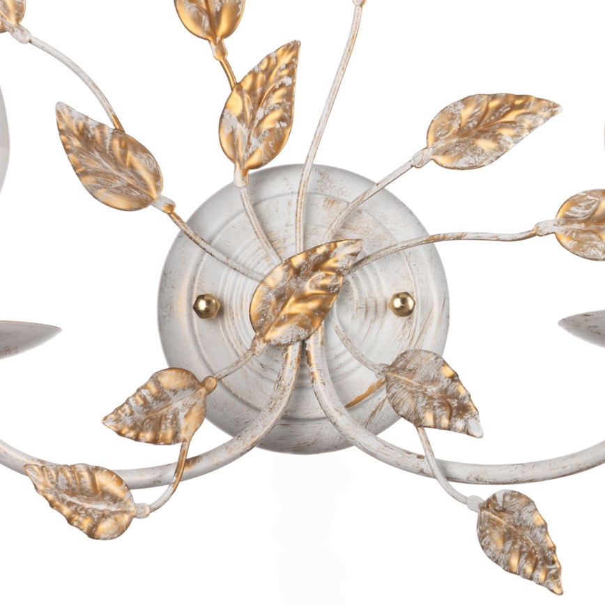 ONLI - Wandlamp COLLANA 1xE14/6W/230V wit/goud