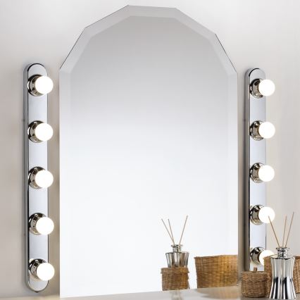 ONLI - Wandlamp HOLLYWOOD 5xE14/6W/230V glanzend chroom