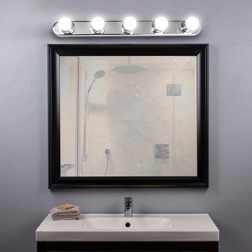 ONLI - Wandlamp HOLLYWOOD 5xE14/6W/230V glanzend chroom