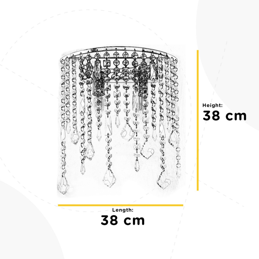 ONLI - Wandlamp LAILA 2xE14/10W/230V