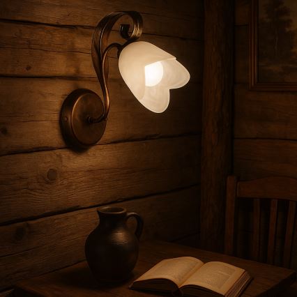 ONLI - Wandlamp SONIA 1xE14/6W/230V brons