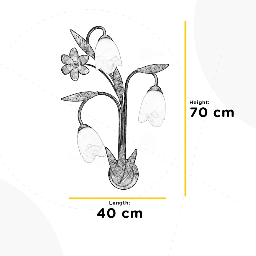 ONLI - Wandlamp SONIA 3xE14/6W/230V