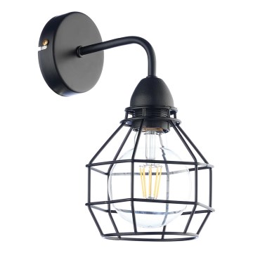 ONLI - Wandlamp SPIN 1xE27/15W/230V zwart