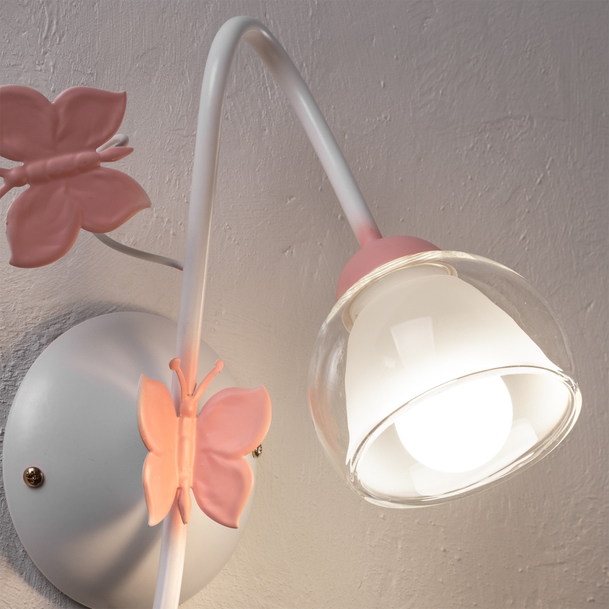 ONLI - Wandlamp voor kinderen BUTTERFLY 1xE14/6W/230V