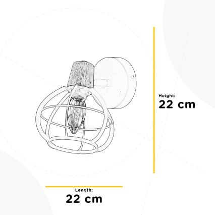 ONLI - Wandspot GINGER 1xE14/6W/230V