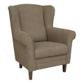 Oorfauteuil GALA, bruin