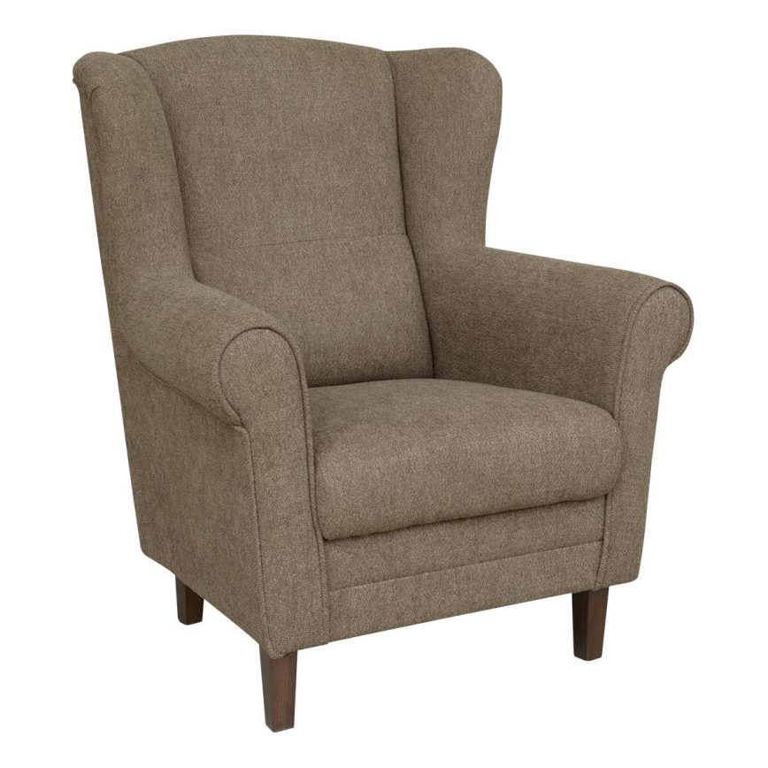 Oorfauteuil GALA, bruin