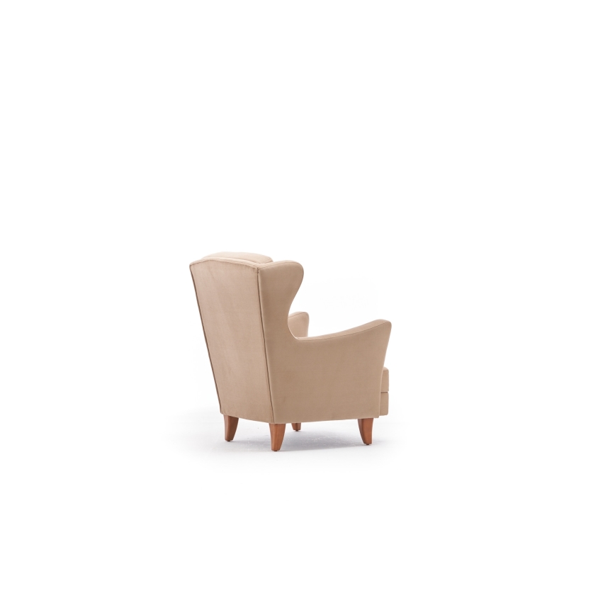 Oortjesfauteuil NUPI crème