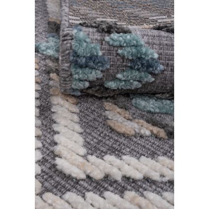 Oosters vloerkleed NEPAL 200x280 cm blauw/grijs/crème