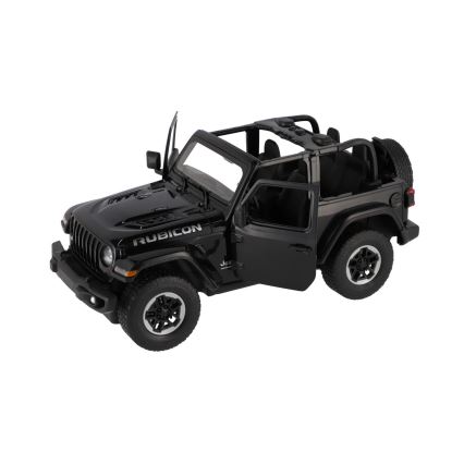 Op afstand bestuurbare RC-auto Jeep Wrangler Rubicon RASTAR 5xAA + 2xAA, zwart