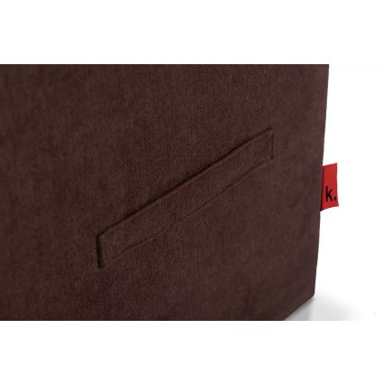 Opbergbank GRIDI 50x41 cm bruin