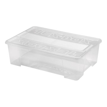 Opbergbox TEX BOX 28 l transparant