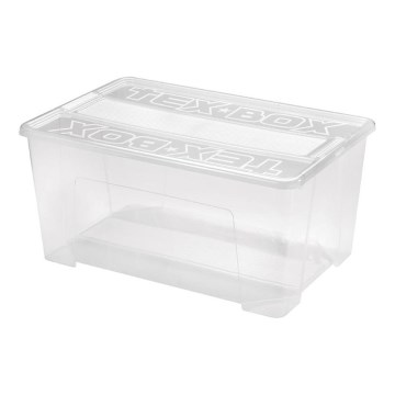 Opbergbox TEX BOX 48 l transparant