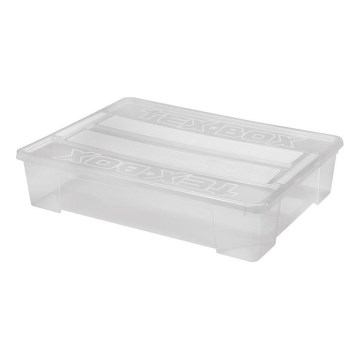 Opbergdoos TEX BOX 60 l doorzichtig
