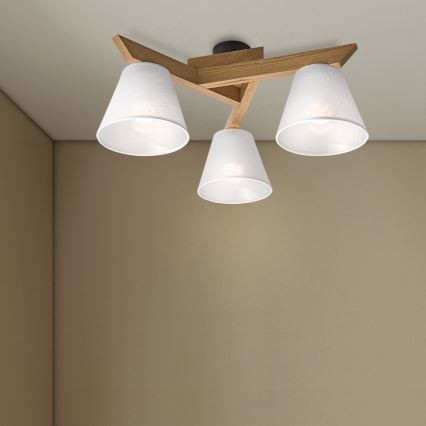 Opbouw plafondlamp ANTONIO 3xE14/40W/230V
