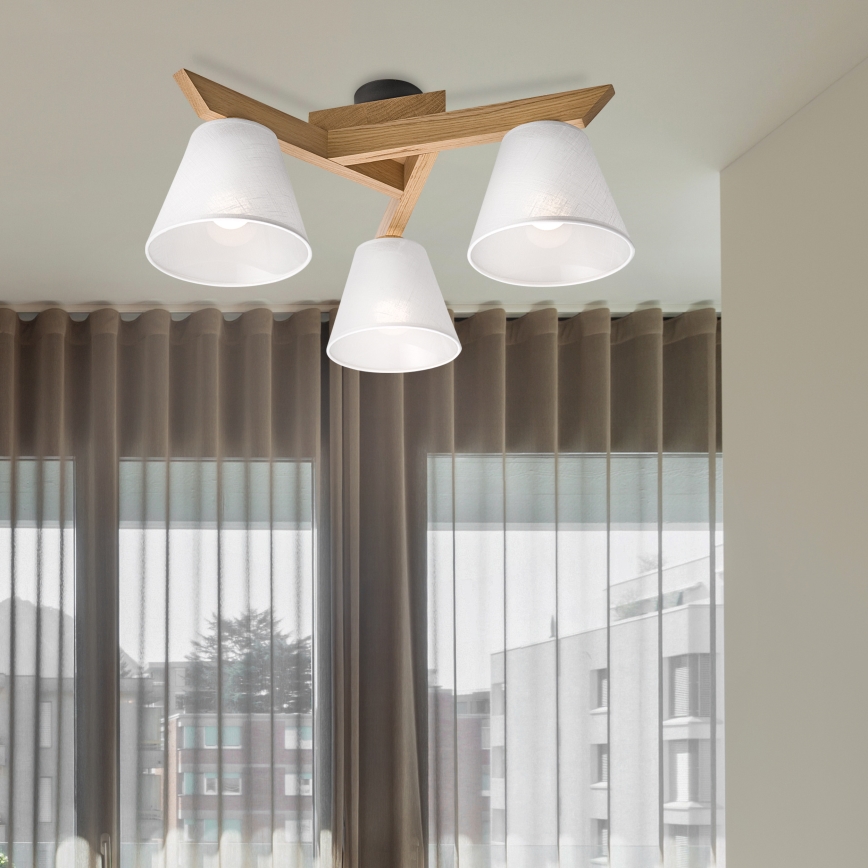 Opbouw plafondlamp ANTONIO 3xE14/40W/230V