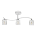 Opbouw plafondlamp SANTOS 3xE27/15W/230V wit