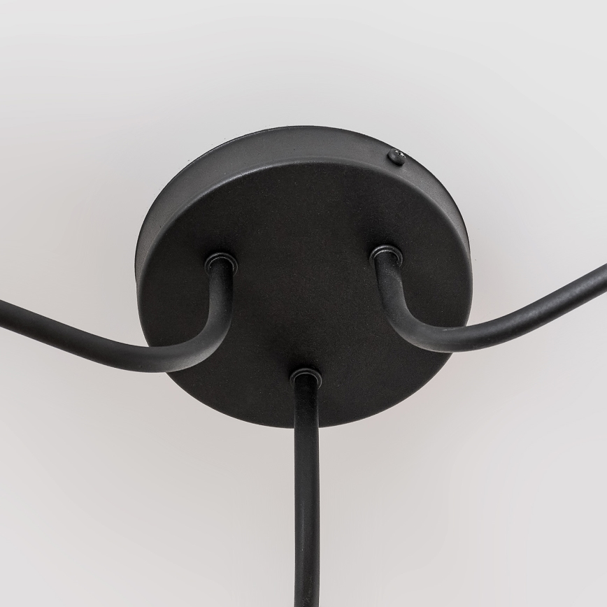 Opbouwkroonluchter ALBA 3xE27/15W/230V grijs