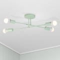 Opbouwkroonluchter CAMBRIDGE 4xE27/15W/230V groen