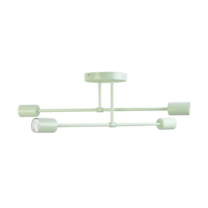 Opbouwkroonluchter CAMBRIDGE 4xE27/15W/230V groen