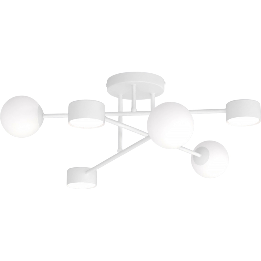 Opbouwkroonluchter HOLON 3xG9/8W/230V + 3xGX53/12W wit