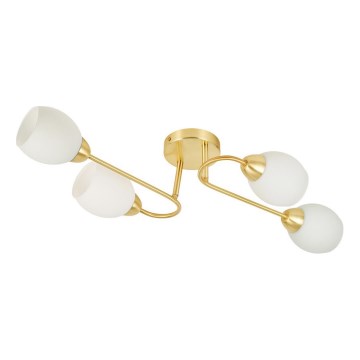Opbouwkroonluchter KING 4xE27/15W/230V goud