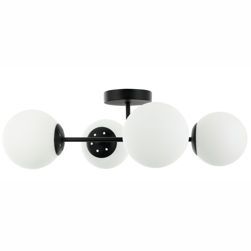 Opbouwkroonluchter MADDIE 4xE14/5W/230V zwart