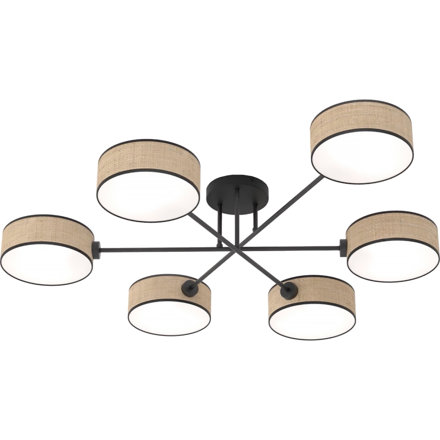 Opbouwkroonluchter MAGA 6xE14/10W/230V beige