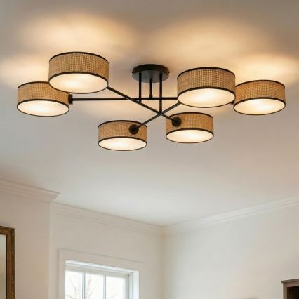 Opbouwkroonluchter MAGA 6xE14/10W/230V beige