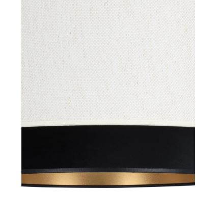 Opbouwkroonluchter NATIA 1xE27/60W/230V Ø 45 cm wit/zwart