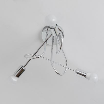 Opbouwkroonluchter OXFORD 3xE27/15W/230V glanzend chroom