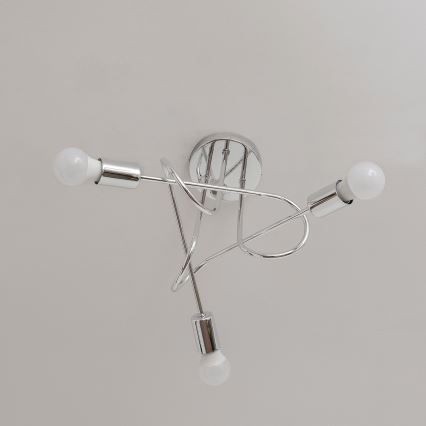 Opbouwkroonluchter OXFORD 3xE27/15W/230V glanzend chroom