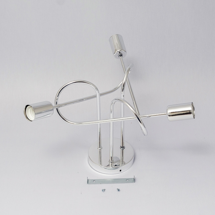 Opbouwkroonluchter OXFORD 3xE27/15W/230V glanzend chroom