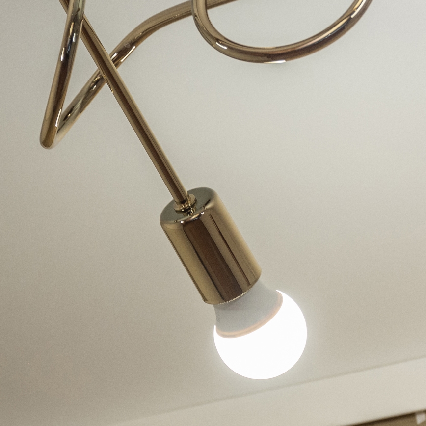 Opbouwkroonluchter OXFORD 3xE27/15W/230V goud