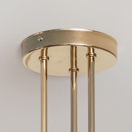 Opbouwkroonluchter OXFORD 3xE27/15W/230V goud