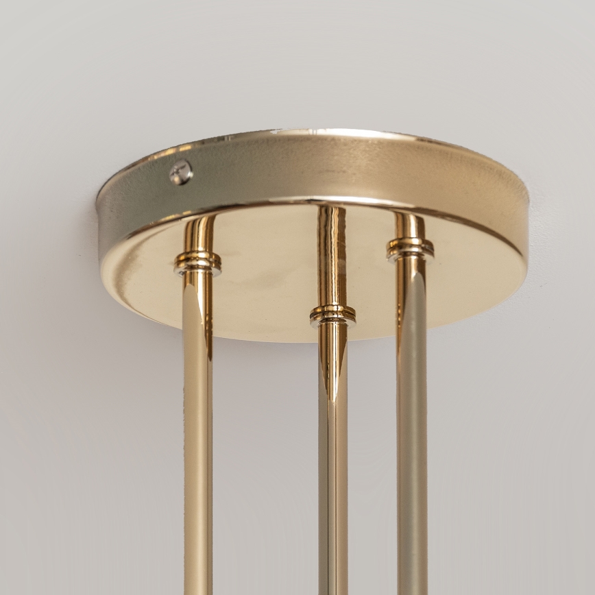Opbouwkroonluchter OXFORD 3xE27/15W/230V goud