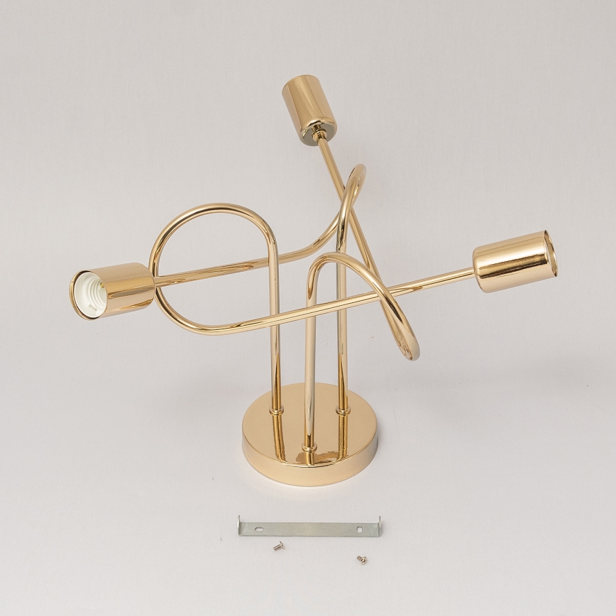 Opbouwkroonluchter OXFORD 3xE27/15W/230V goud