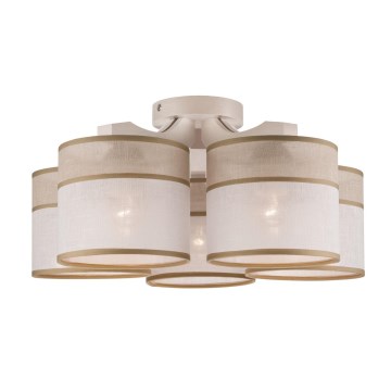 Opbouwlamp ANDREA 5xE27/60W/230V beuk