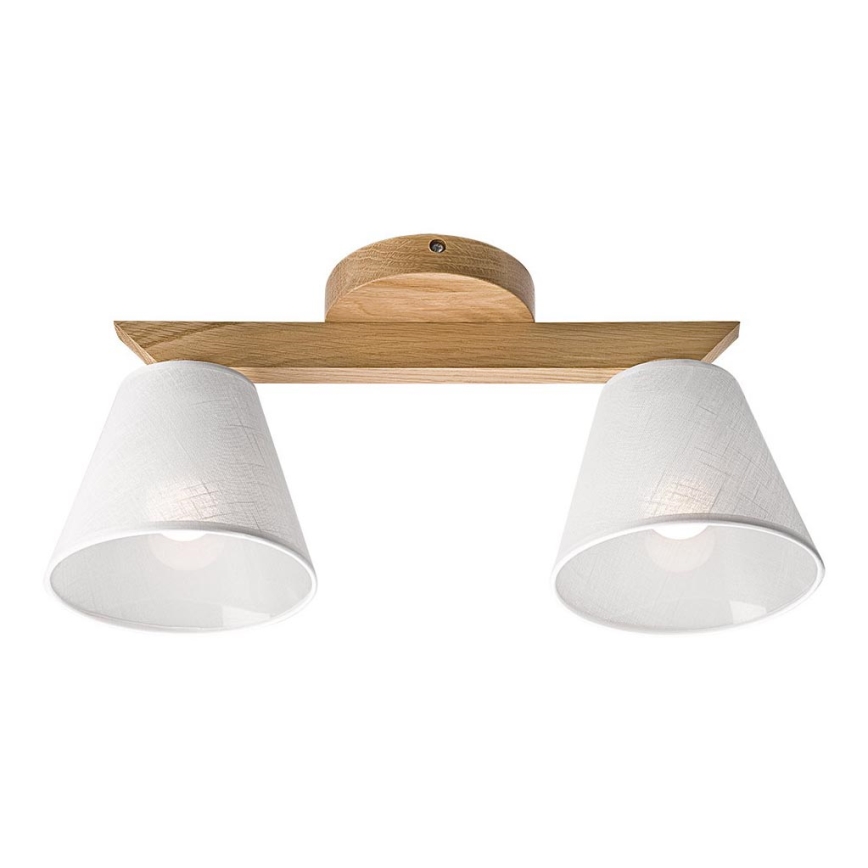 Opbouwlamp ANTONIO 2xE14/40W/230V eiken