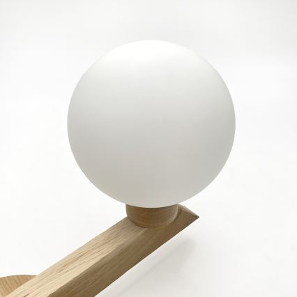 Opbouwlamp ANTONIO 2xG9/5W/230V eiken/wit