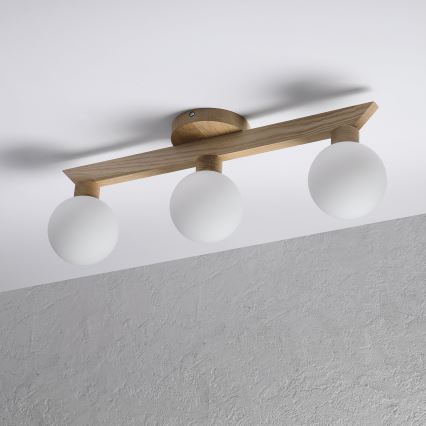 Opbouwlamp ANTONIO 3xG9/5W/230V eik/wit