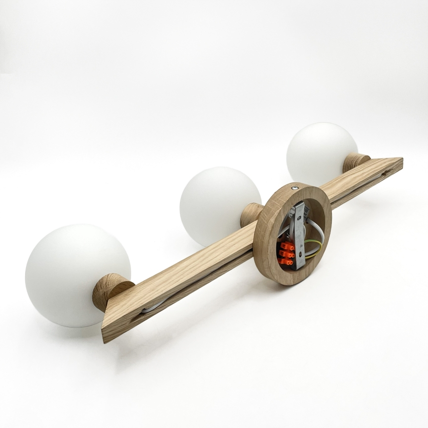 Opbouwlamp ANTONIO 3xG9/5W/230V eik/wit