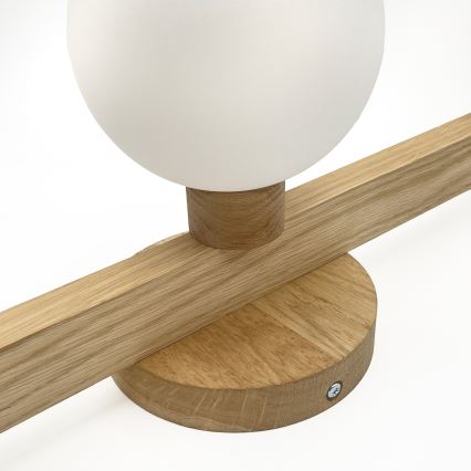 Opbouwlamp ANTONIO 3xG9/5W/230V eik/wit