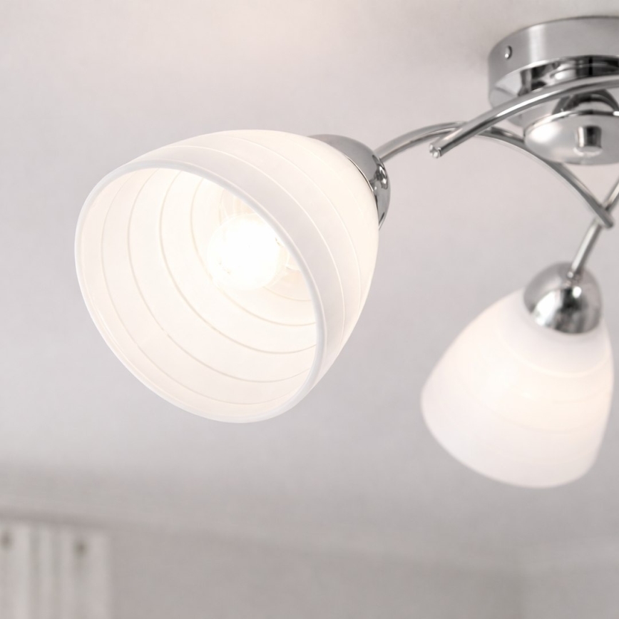 Opbouwlamp CLARA 3xE27/15W/230V glanzend chroom